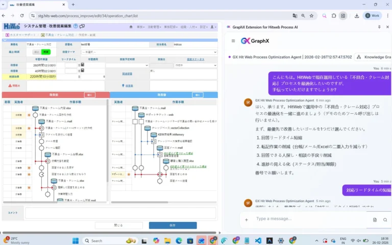 AIエージェント時代の業務改革を加速する「HIT Process AI」が登場！業務プロセス可視化から改善提案までAIが支援