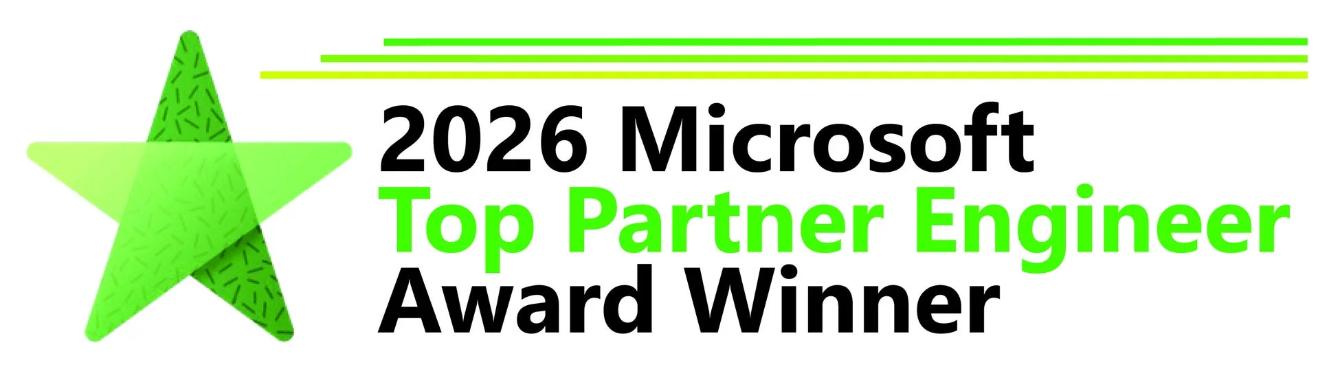 2026年のMicrosoftトップパートナーエンジニアアワードの受賞を示す画像