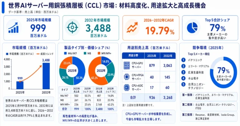 AIサーバーの進化を支える「銅張積層板（CCL）」市場が急成長へ：DX推進担当者が知るべき動向