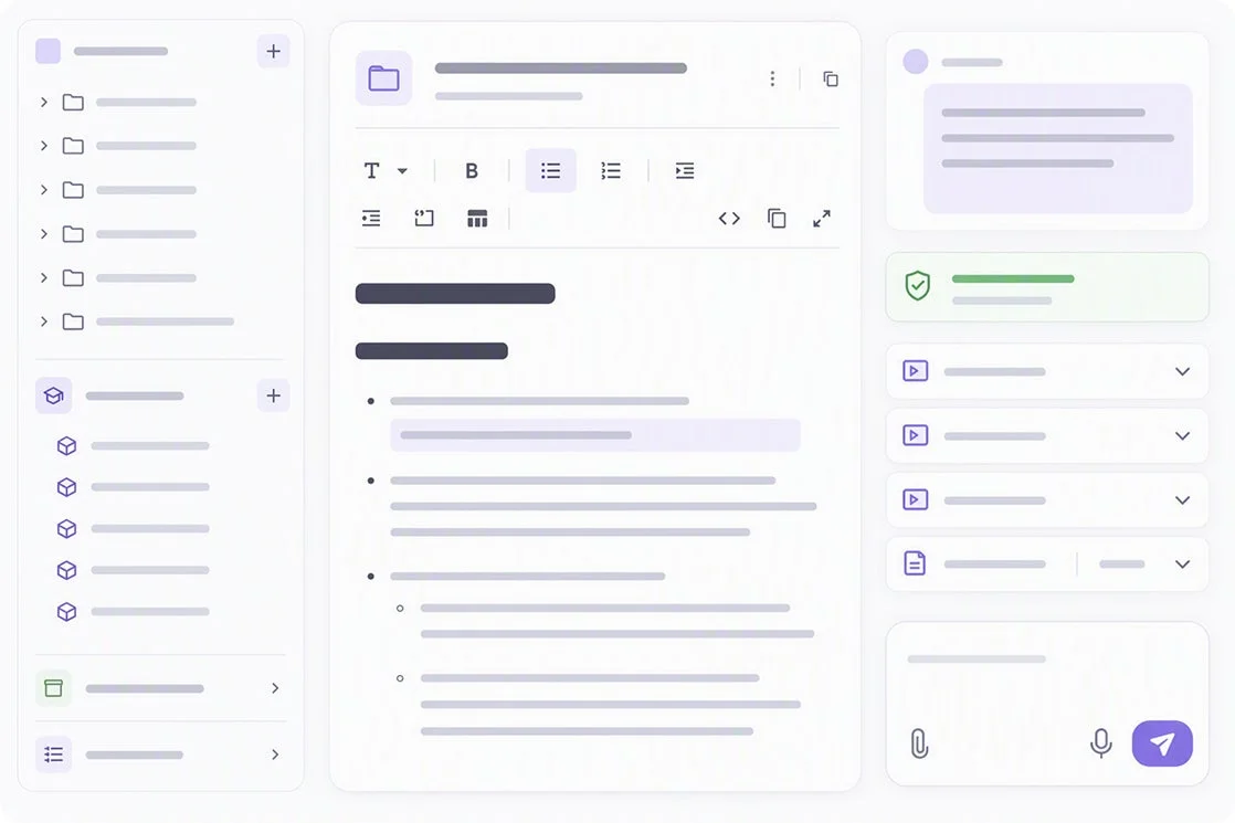 neoAI WorkのUIイメージ