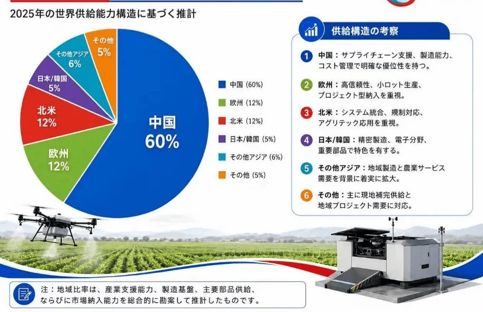 2025年の世界供給能力構造予測
