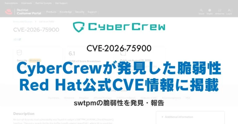 CyberCrewが発見した仮想環境の脆弱性がRed Hat公式CVEに掲載 – 企業向けセキュリティ診断に活かされる知見とは