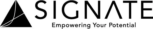 SIGNATEのロゴとスローガン