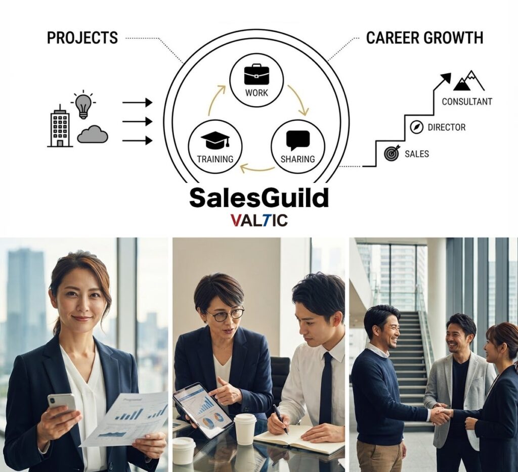 営業支援のプロフェッショナルファーム「VALTIC」、営業フリーランス・副業人材向けに案件と成長機会を提供する「SalesGuild by VALTIC」を始動。